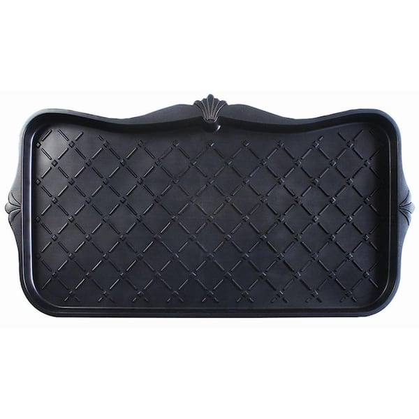 Multy Home Majestic 15 in. x 30 in. Black Boot Tray