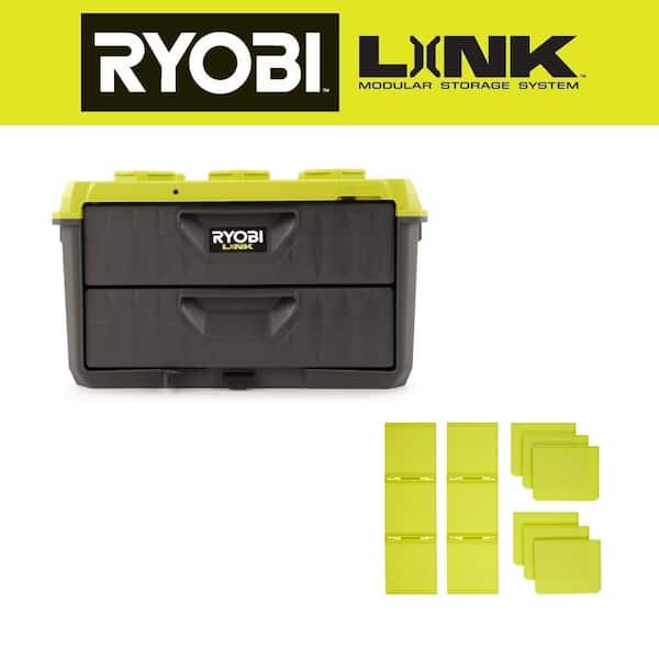 RYOBI LINK 2-Drawer Tool Box with 2-Drawer Divider