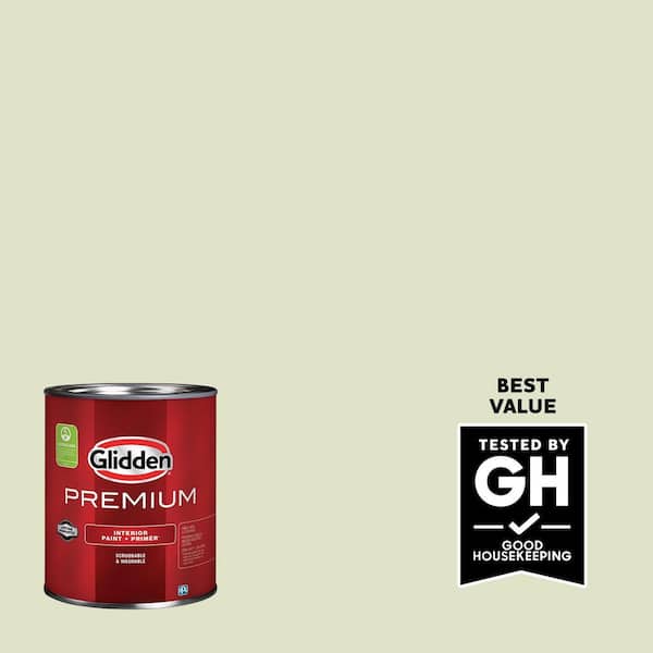 Glidden Premium 1 qt. More Melon PPG1116-2 Semi-Gloss Interior Latex Paint