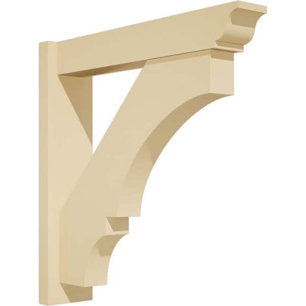 Ekena Millwork Balboa 5 in. W x 24 in. H x 24 in. D Signature Urethane Polyurethane Outlooker with Traditional Ends