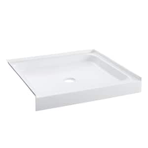 Voltaire 42 in. x 42. in Single Threshold Square Shower Base in Glossy White