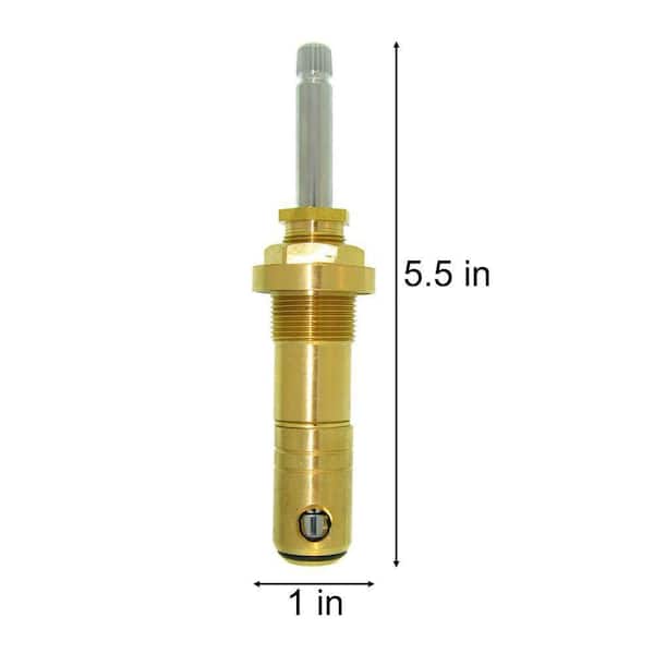 5 1/2 in. 22 pt D Broach Right Hand Only Stem for American Standard Replaces 18293-02
