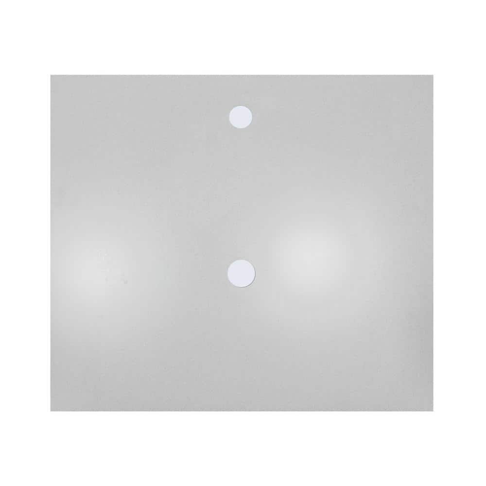 Light Gray Terrazzo Vanity Top with Concrete and Marble, 25 in.