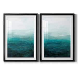 Drifting Sea I by Wexford Homes 2-Pieces Framed Abstract Paper Art Print 42.5 in. x30.5 in.