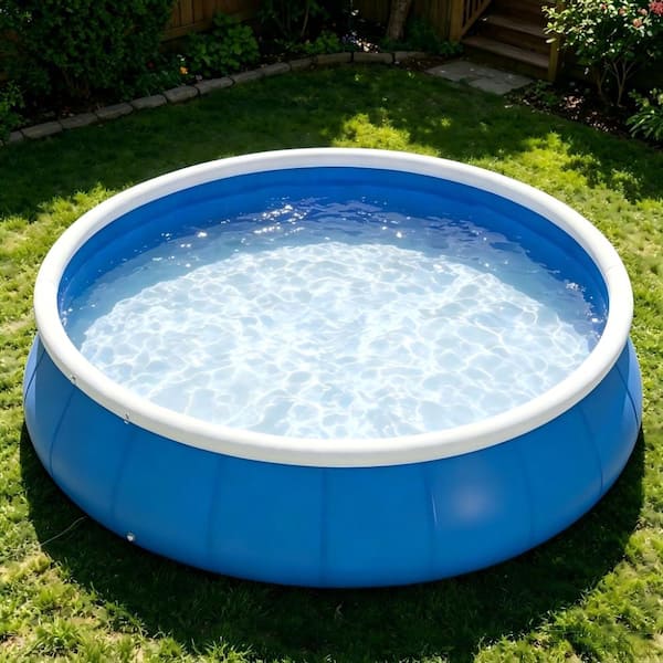 Inflatable 10 ft. Round 30 in. Deep Above Ground Pool