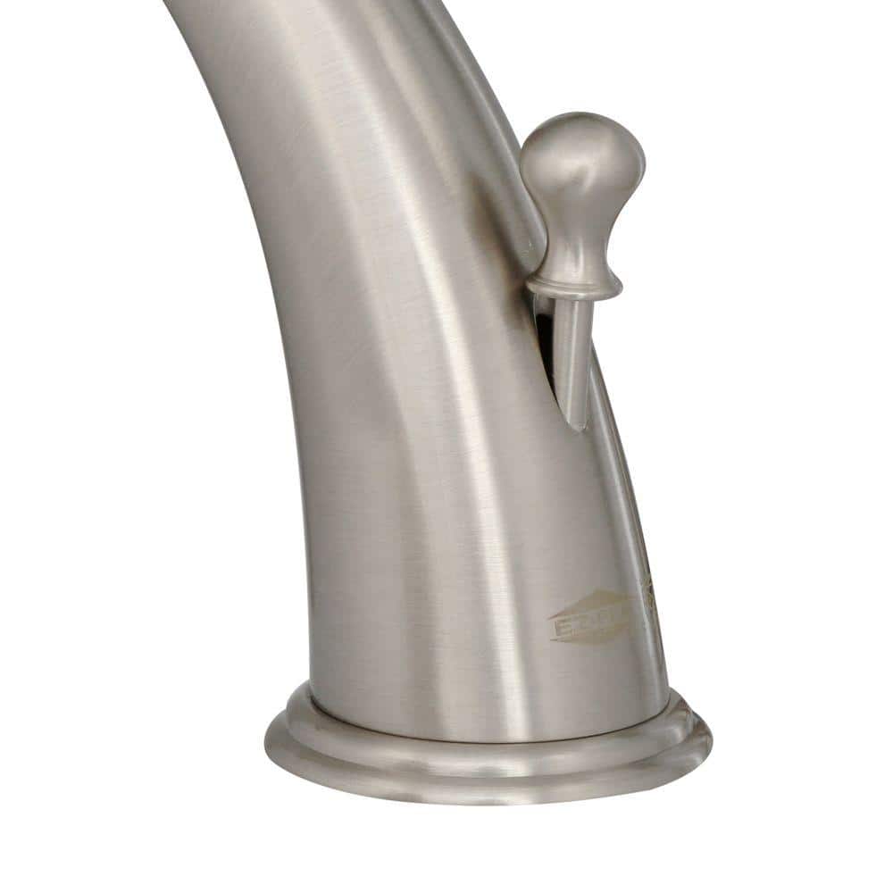 Brushed Nickel Two-Handle Widespread Bathroom Faucet