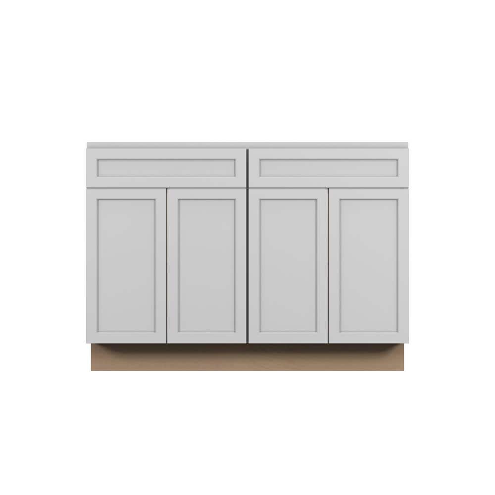 Westport Shaker 48 in. W x 34.5 in. H x 24 in. D in Painted White Plywood Assembled Base Cabinet price history on PriceWatchPro