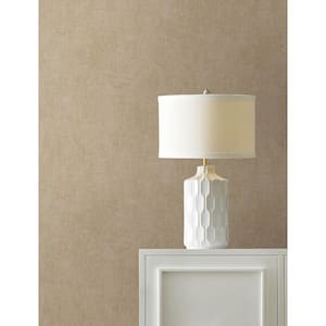 Edmore Faux Suede Brown Non Pasted Non Woven Wallpaper
