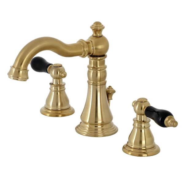 Kingston Brass Duchess 8 in. Widespread 2-Handle Bathroom Faucet in Brushed Brass