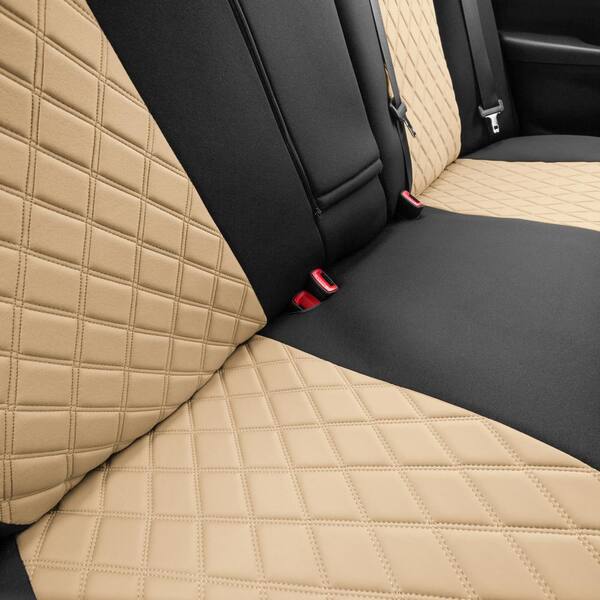 Delicate Leather Car Seat Covers Full Set, Custom For All Cars, Waterp