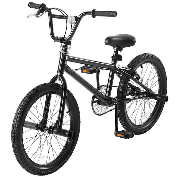 SKYSHALO BMX Bike, 20 in. Wheel Freestyle Bike, BMX Race Bike with 360° Rotor and 4 Pegs, Beginner-Level BMX to Advanced Riders
