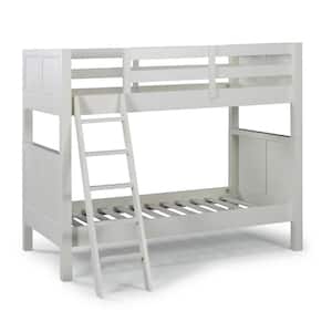 Naples Off White Twin Over Twin Bunk Bed