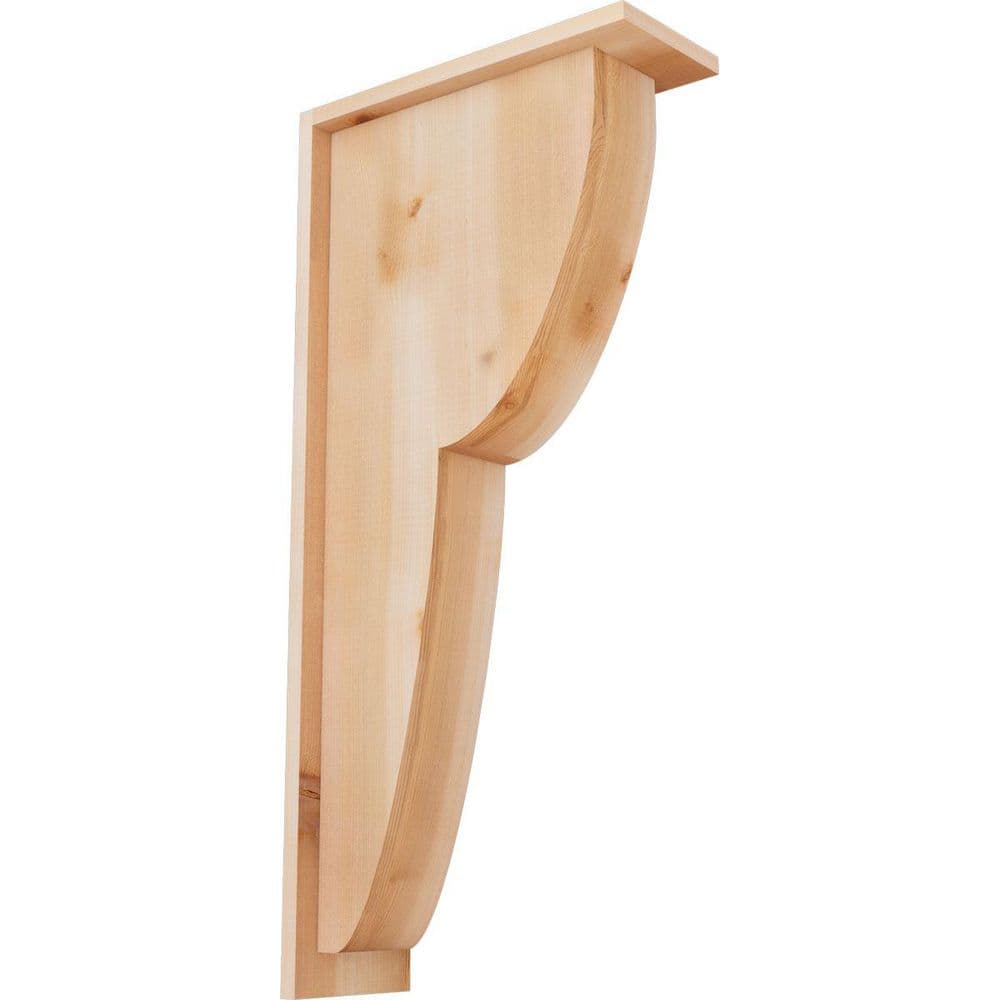 5-1/2 in. x 14 in. x 30 in. Western Red Cedar Crestline Smooth Corbel with Backplate price history on PriceWatchPro