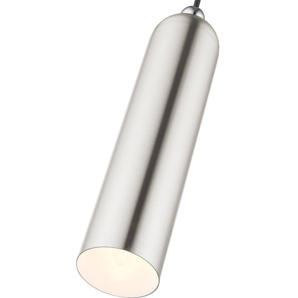 Ardmore Chic Mid-Century Brushed Nickel Single-Light Pendant