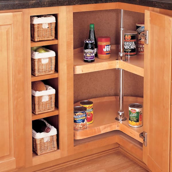 Super Lazy Susan Cabinet with Wood Shelf - Homecrest