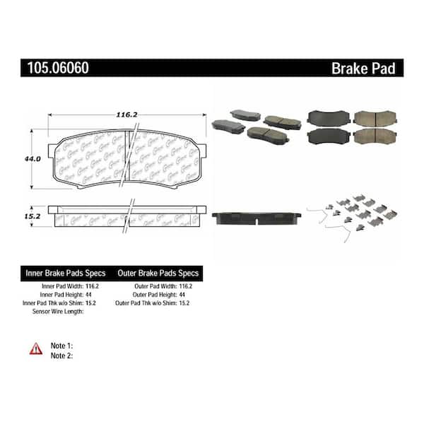 Centric Parts Disc Brake Pad Set