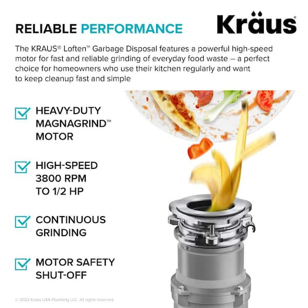 LoraTap EU KR Wireless Kitchen Food Process Garbage Disposal