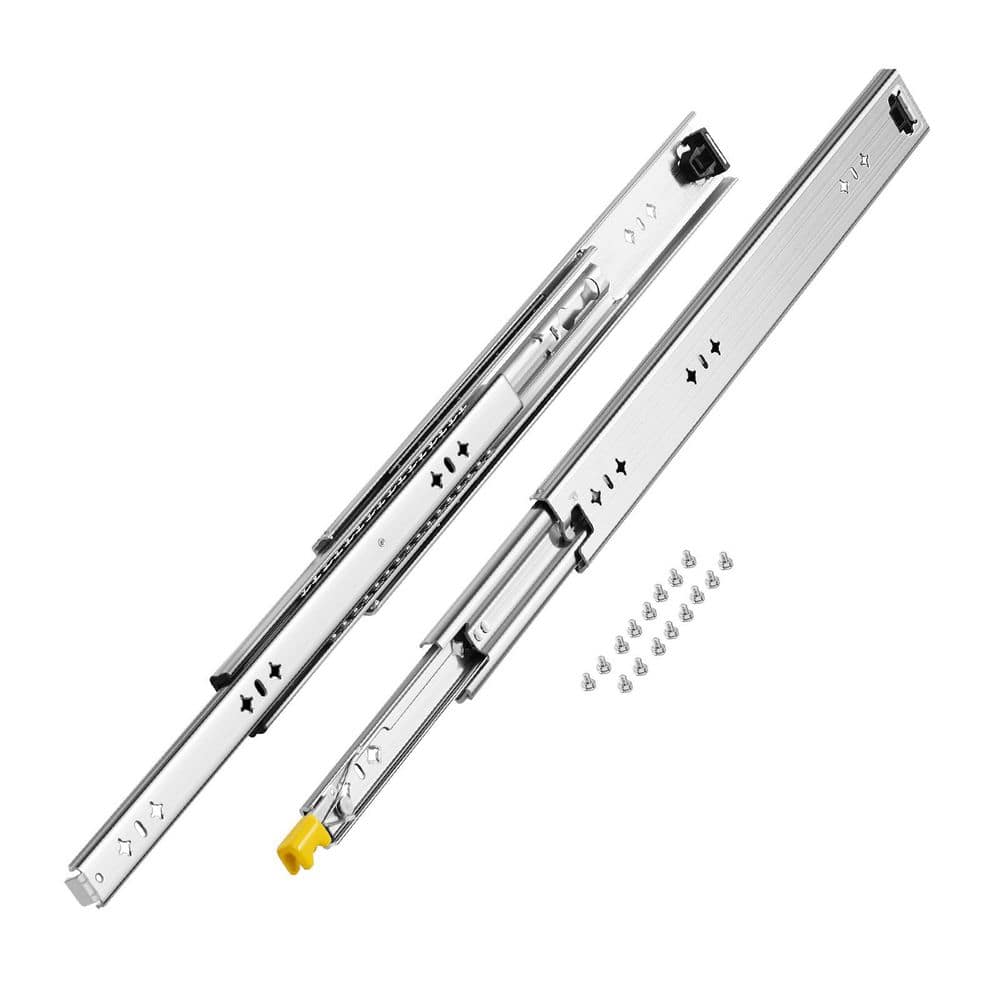 20 in. Galvanized Steel Side Mount Full Extension Drawer Slides, 2 Rails, 250 lbs. Capacity, Locking Ball Bearing Rail price history on PriceWatchPro