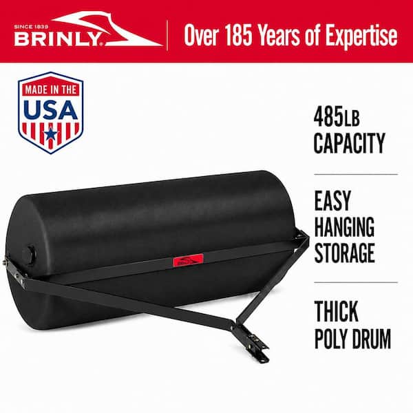 Brinly-Hardy 18 in. x 48 in. 485 lb. Tow-Behind Poly Lawn Roller for Lawn Tractors and Zero-Turn Mowers