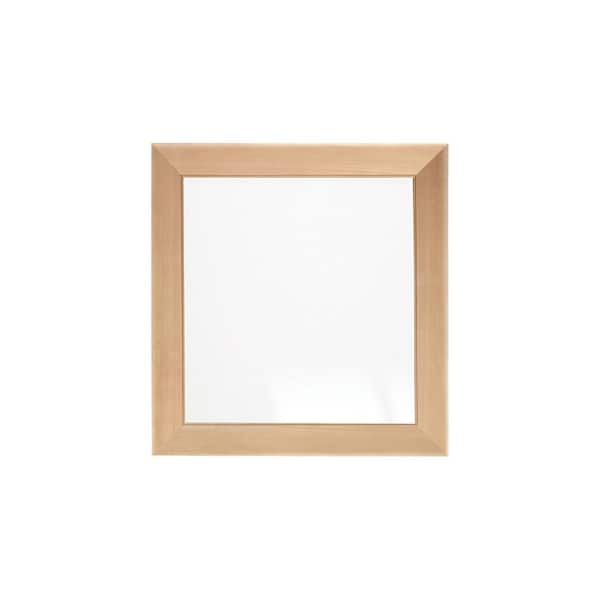 BrandtWorks Natural Maple Elegance Framed Mirror 25.5 in. W x 27.5 in. H