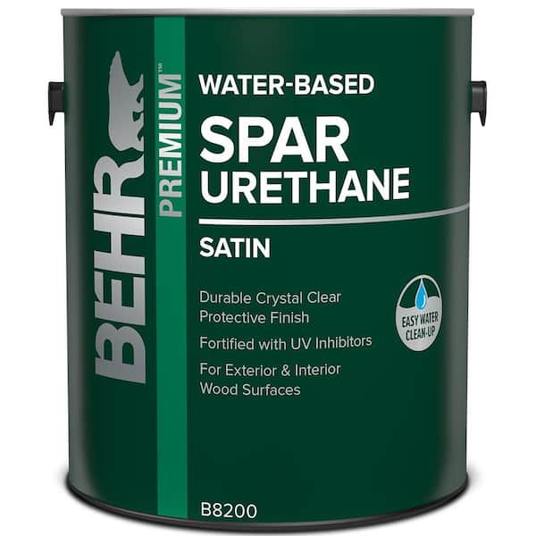 Reviews for BEHR PREMIUM 1 Gal. Satin Clear Water-Based Interior ...