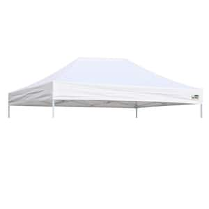 USA Pop Up 10 ft. x 15 ft. Replacement Canopy Tent Top Cover, Instant Ez Canopy Top Cover ONLY (White)