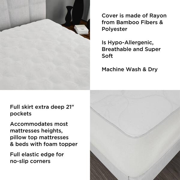 twin xl allergen mattress cover