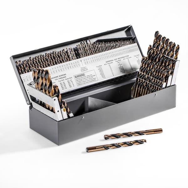 ELITE High Speed Steel Drill Bit Set with Case (115-Piece)