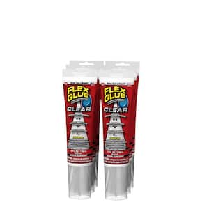 Flex Glue Clear 4 oz. Pro-Formula Strong Rubberized Waterproof Adhesive (6-Pack)