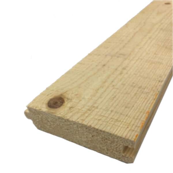 2 in. x 6 in. x 12 ft. Select SPF Decking T and G V-Groove/Rough