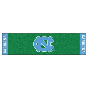 NCAA University of North Carolina Chapel Hill 1 ft. 6 in. x 6 ft. Indoor 1-Hole Golf Practice Putting Green