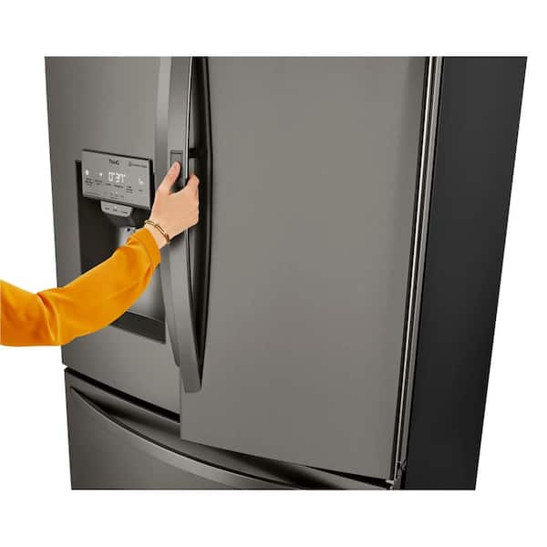 home depot black stainless steel refrigerator