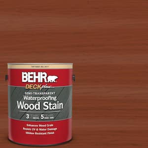 1 gal. #ST-142 Cappuccino Semi-Transparent Waterproofing Exterior Wood Stain