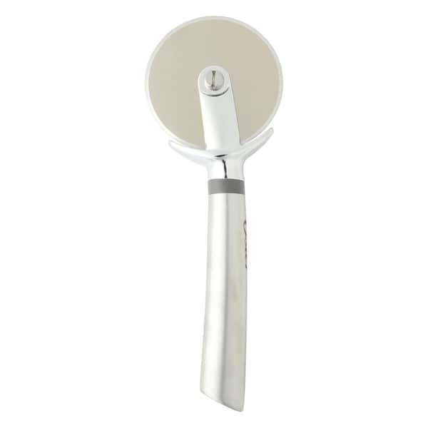 8.7 Inch Stainless Steel Pizza Cutter in Silver