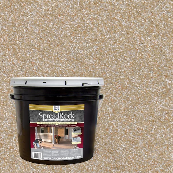 DAICH SpreadRock Granite Stone Coating 3-gal Sandstone Interior/Exterior