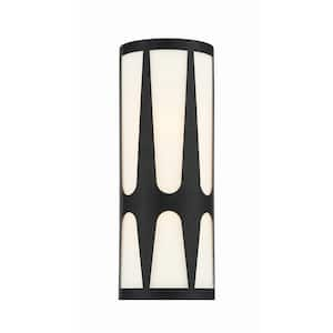 00633779094804, Royston Integrated, 1-Light LED Black Wall Sconce