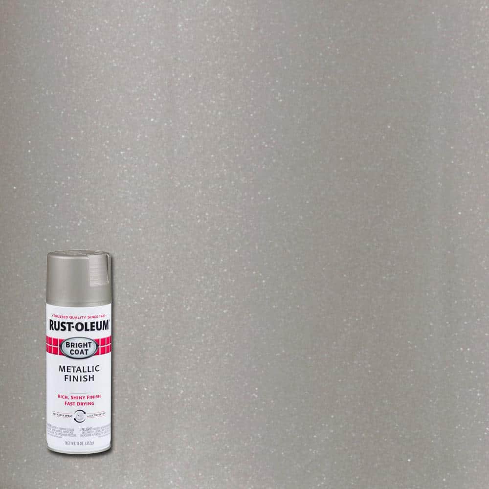 Rust-Oleum Satin Silver Glitter Spray Paint (NET WT. 11-oz) in the Spray  Paint department at
