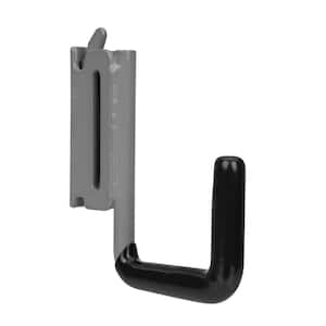 Grey Powder Coated Small Square Storage Hook (1-Pack)