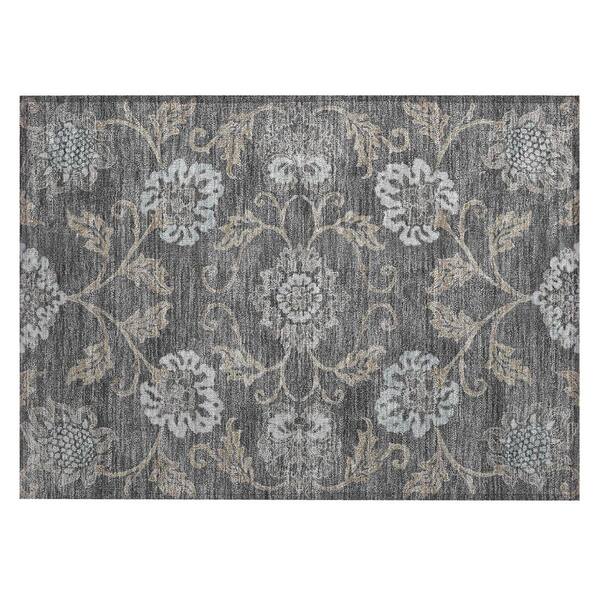 Chantille Machine Washable Indoor/Outdoor Abstract ACN3170 Gray 2 ft. x 3 ft. Accent Rug