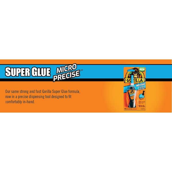 Gorilla 5.5 g Super Glue Micro Precise 1pk 102812 - The Home Depot