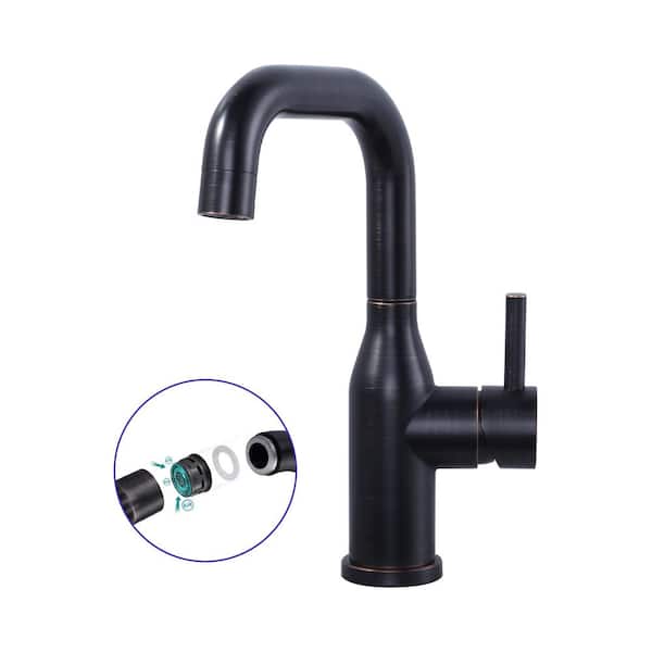Single Handle Bar Faucet Deckplate Not Included in Oil Rubbed Bronze