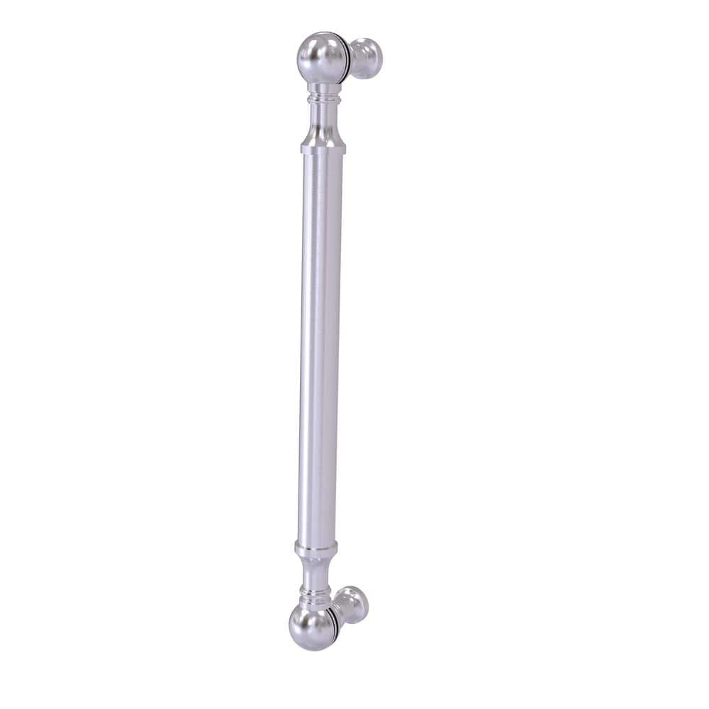 Allied Brass 8 in. Center-to-Center Beaded Door Pull in Satin Chrome