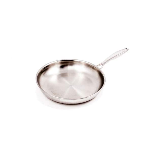 Premium Clad 11 in. Stainless Steel Frying Pan-Induction