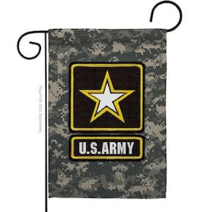 13 in. x 18.5 in. US Army Camoflash Garden Double-Sided Armed Forces Decorative Vertical Flags