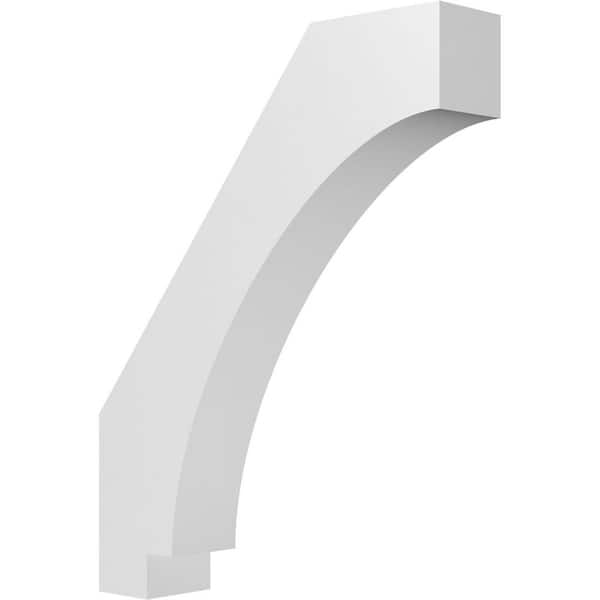 Ekena Millwork Imperial 3 in. x 18 in. x 14 in. Architectural Grade PVC Knee Brace