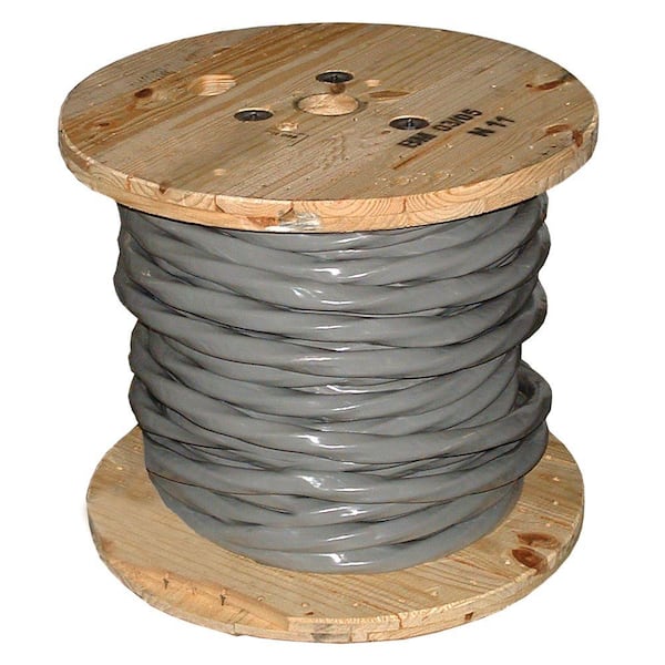 Southwire 500 ft. 6-6-6-6 Gray Stranded AL SER Cable 13099715