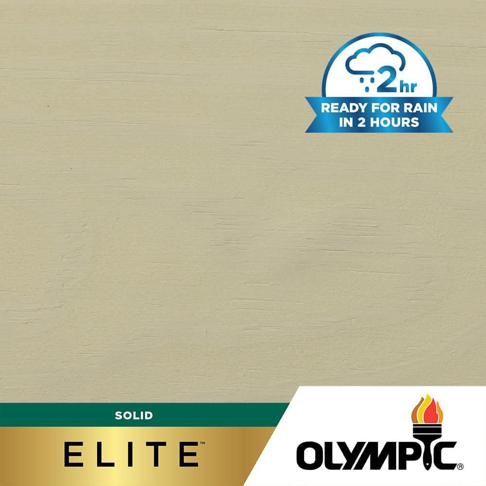 Olympic - Elite 5 gal. SC-1072 Shadow Mist Solid Advanced Exterior Stain and Sealer in One