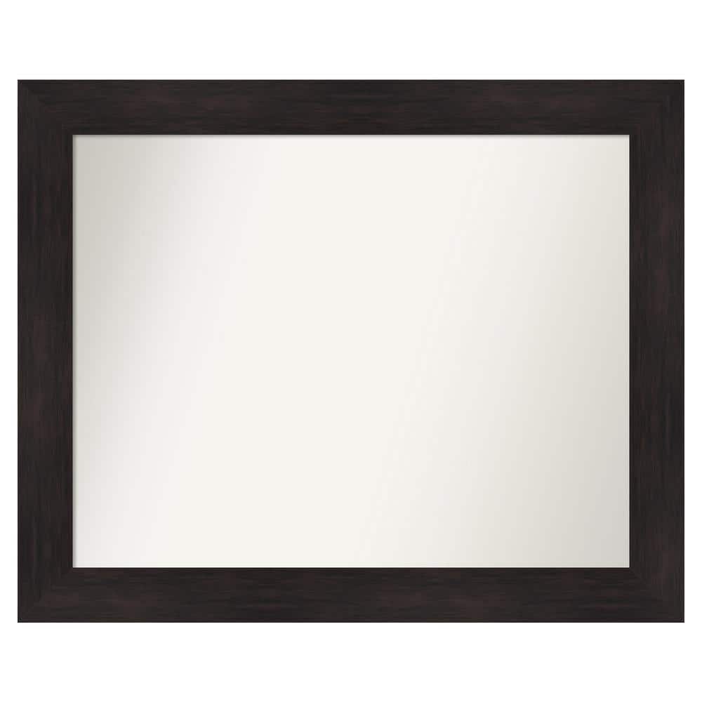Furniture Espresso 37.75 in. x 30.75 in. Custom Non-Beveled Satin Recyled Polystyrene Bathroom Vanity Wall Mirror price history on PriceWatchPro