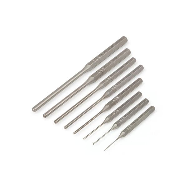 TEKTON 1/16 in. to 1/4 in. Roll Pin Punch Set (8-Piece)