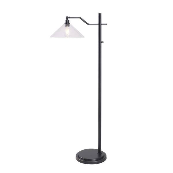 Manor Brook Joren 60 In Bronze Floor Lamp Mb100292 The Home Depot Manor Brook Joren 60 In Bronze Floor, Vintage Double Gooseneck Floor Lamp Home Depot